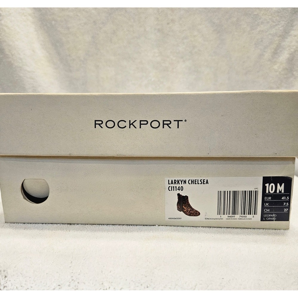 Rockport Laryyn Leopard Chelsea Boots  Women's 10M  NIB Discontinued - Picture 3 of 15